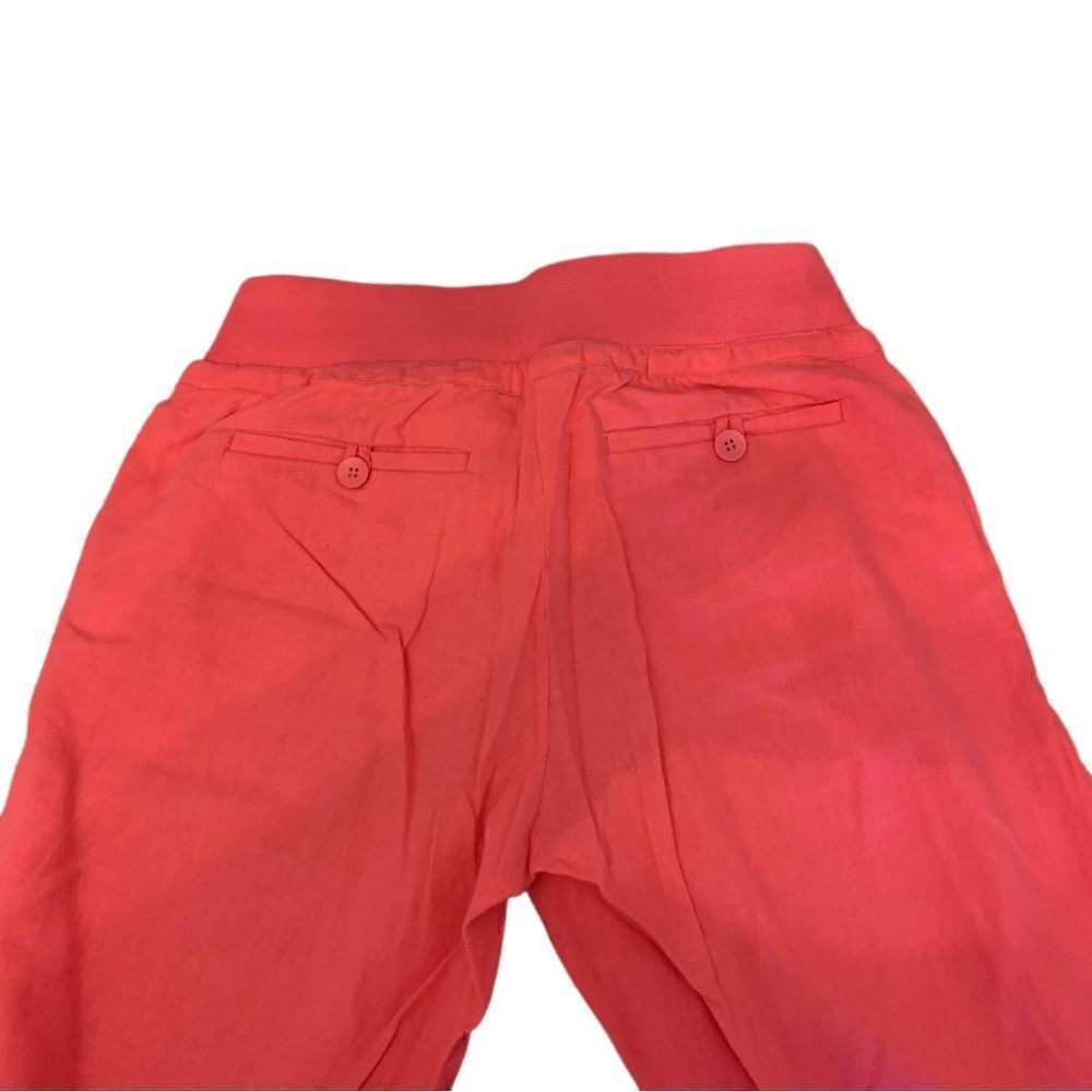 Derosi Pink Linen Pants Sz S - Picture 3 of 7